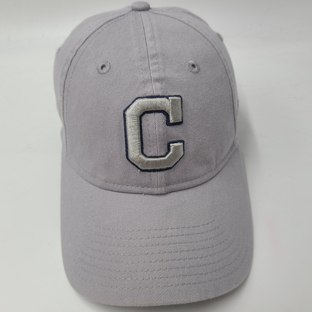 Women Clevelandโ Guardians Hat Strapback New Era 9Twenty Gray MLB Baseball Logo